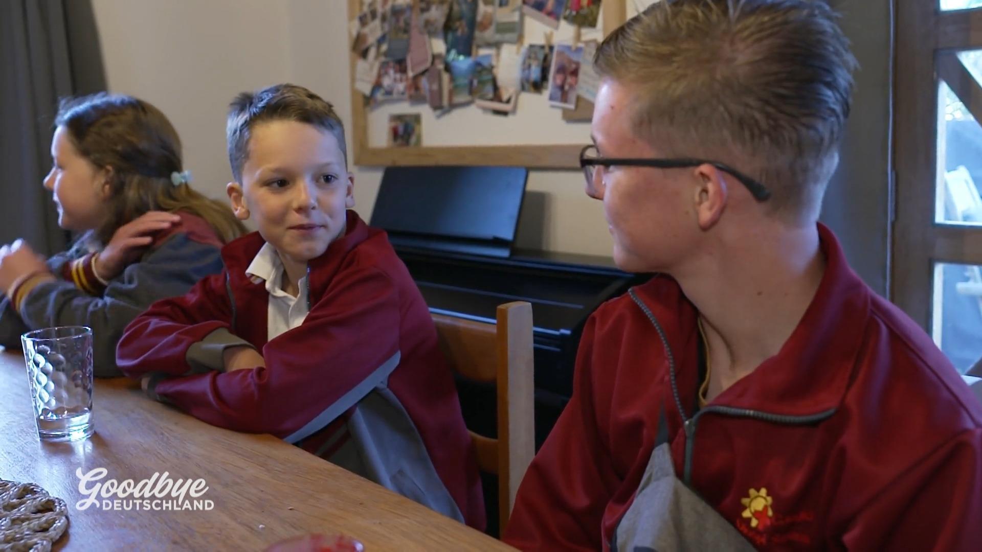 Lucas’ Geschwister lassen ihren großen Bruder ziehen