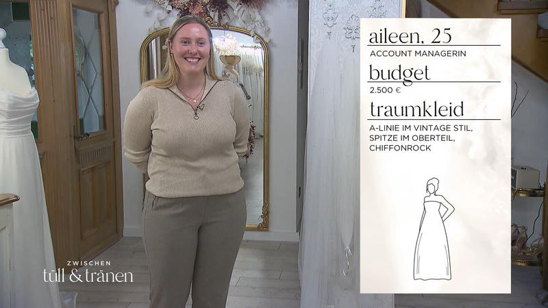 Findet Aileen bei Martina Fischer ihr Kleid?