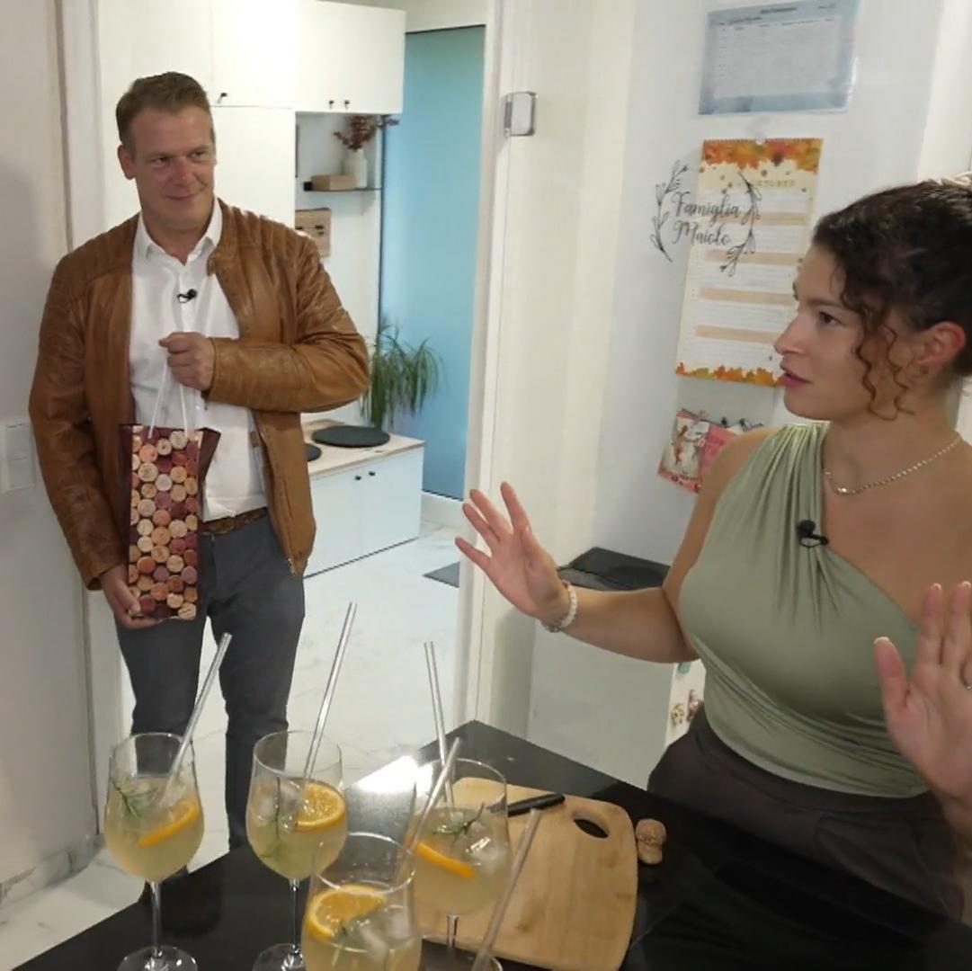 Chiarina ist voll auf den Aperitif fixiert