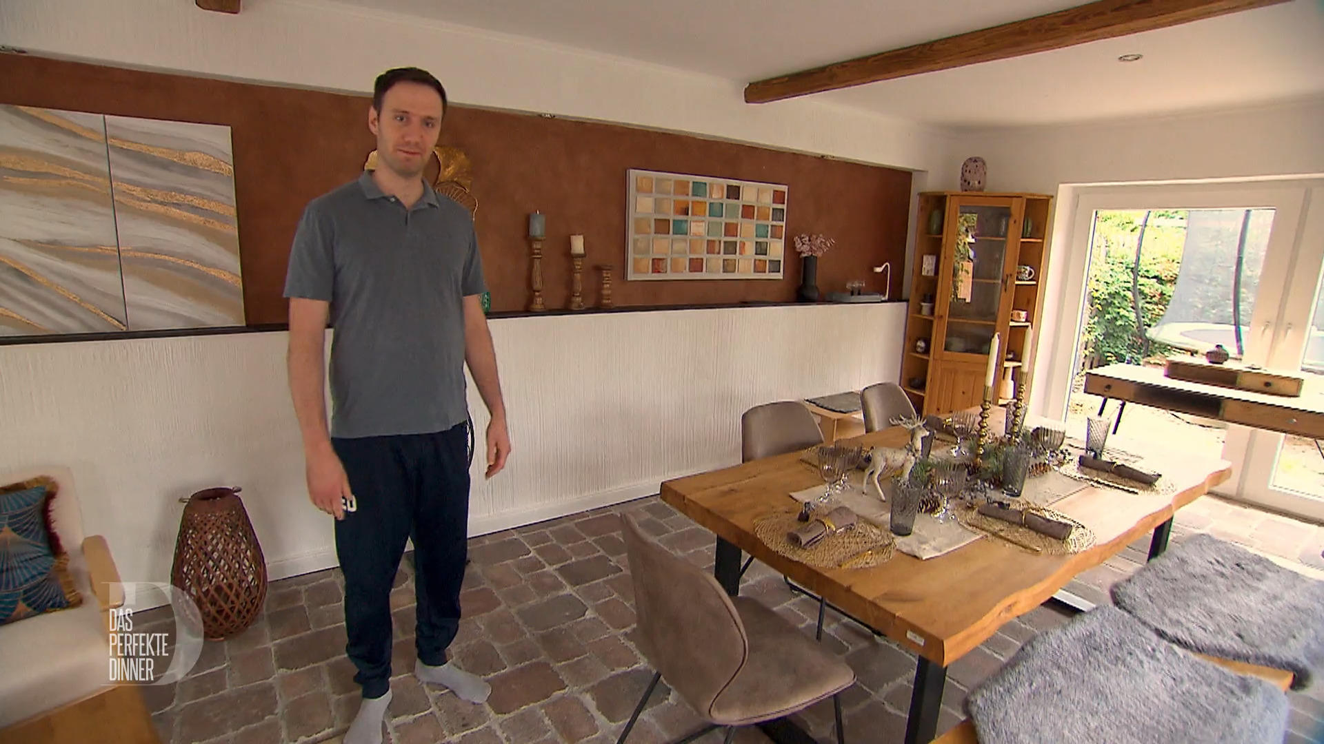 Eugenio lädt ein: Was taugt seine umgebaute Garage als Kulisse für den Dinner-Abend?