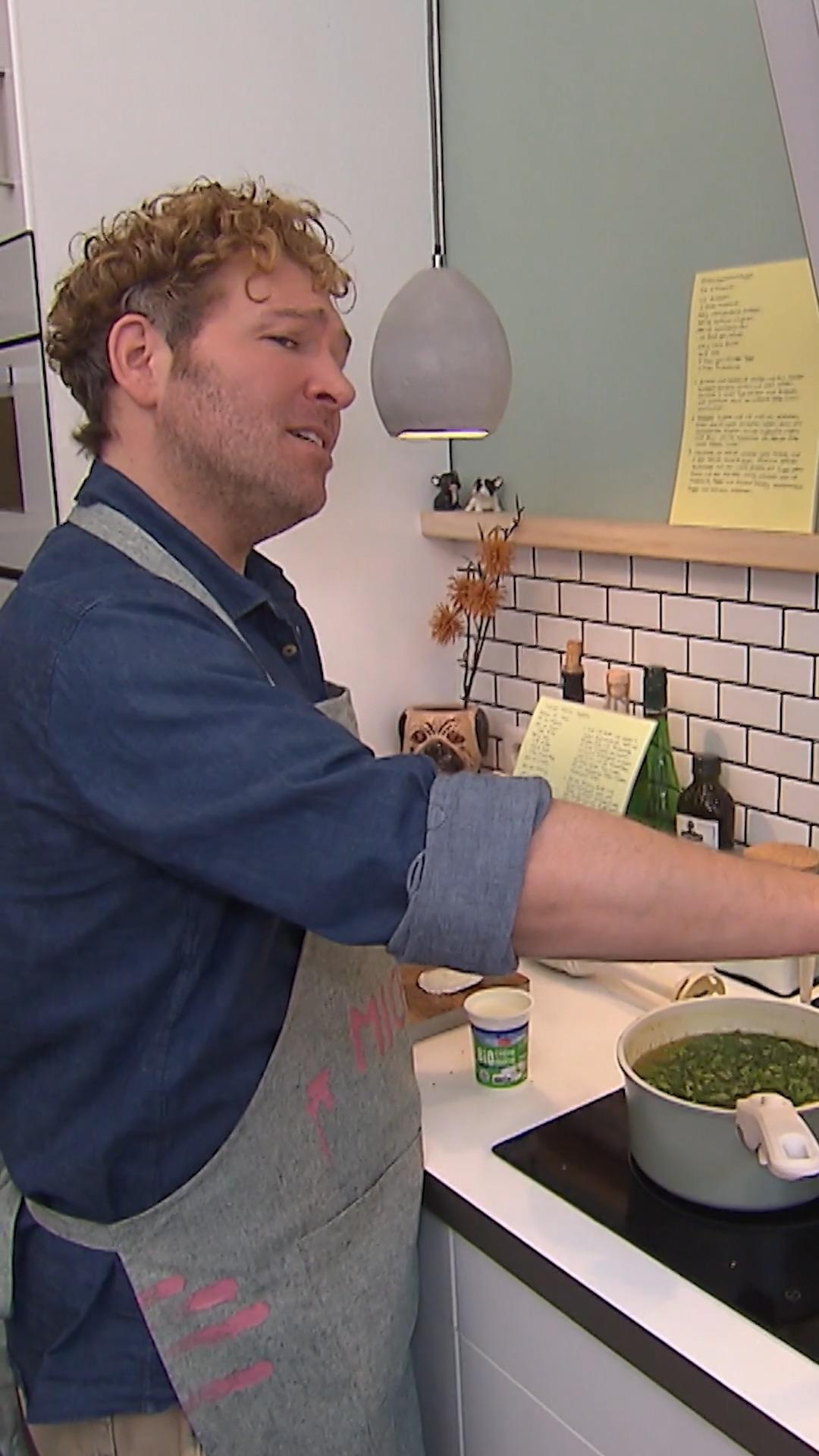 Upcycling-König Thomas am Kochlöffel