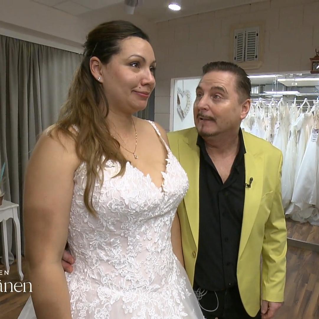 Nancy möchte an ihrem Hochzeitstag sexy aussehen