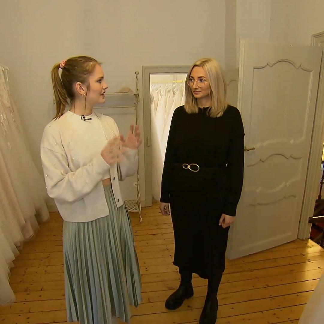 Braut Nele spricht in Rätseln