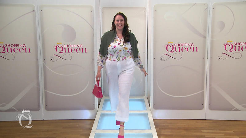 Kann Cheryn mit ihrem Blüten-Print-Look wirklich überzeugen?