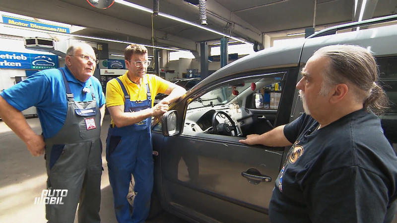 Dieser Caddy wird für die Autodoktoren zur echten Nervenprobe