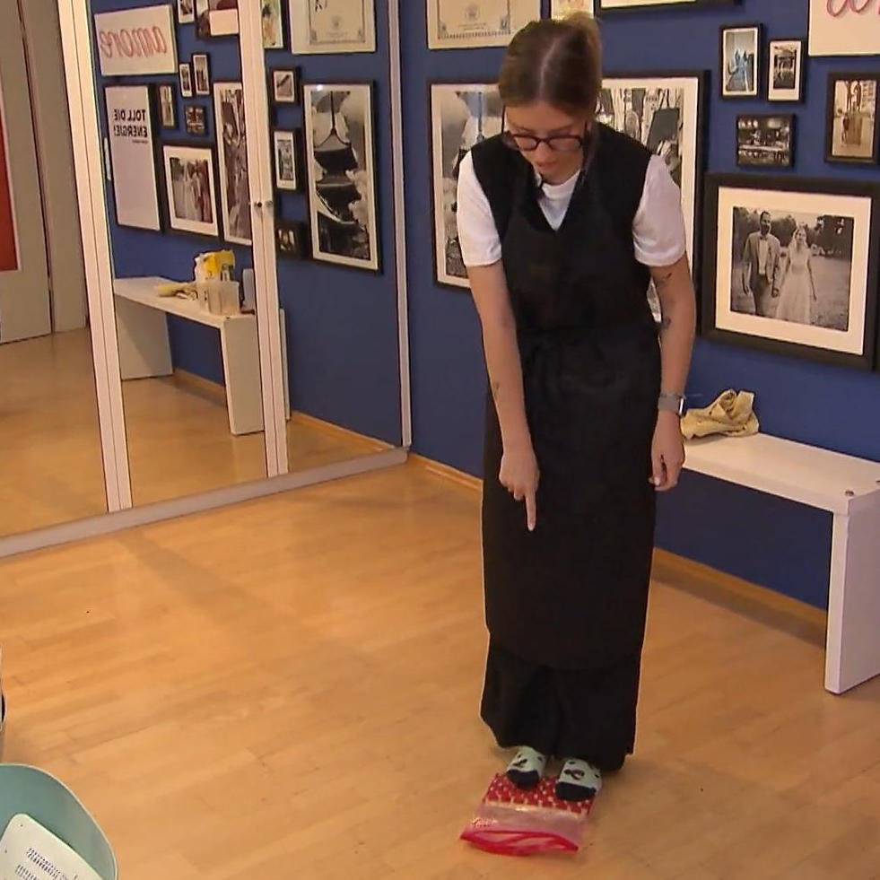 Antonia kocht ein wenig "unkonventionell"