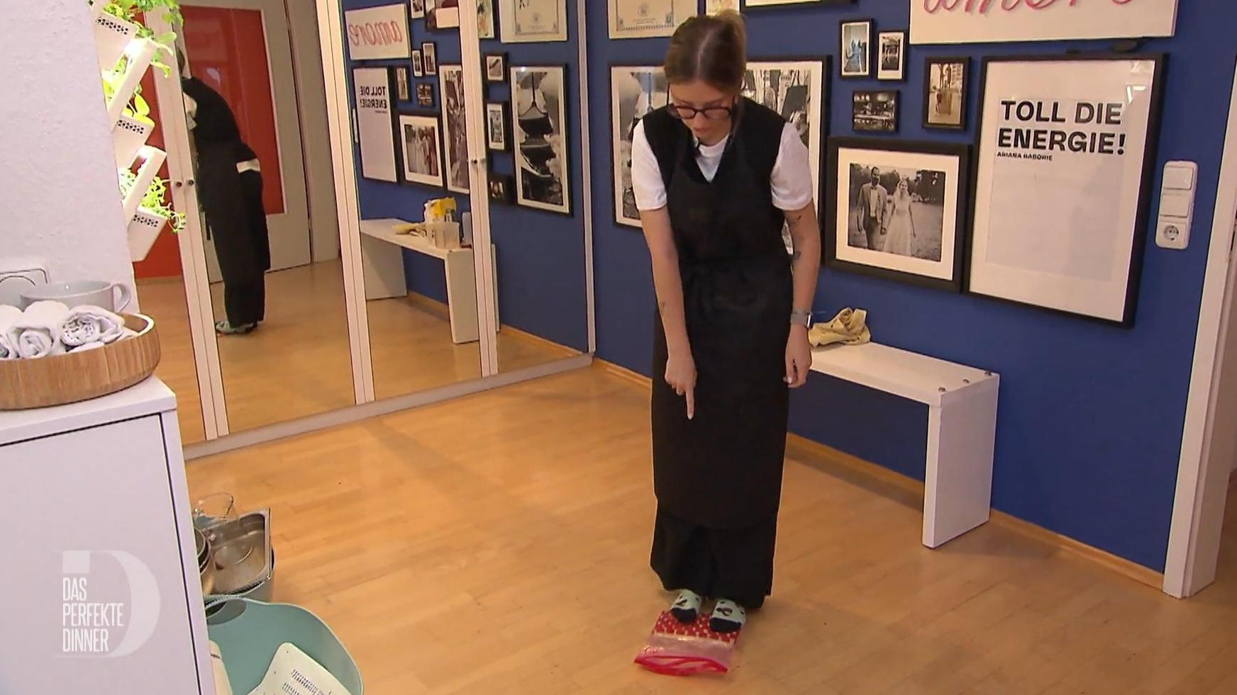 Antonia kocht ein wenig "unkonventionell"