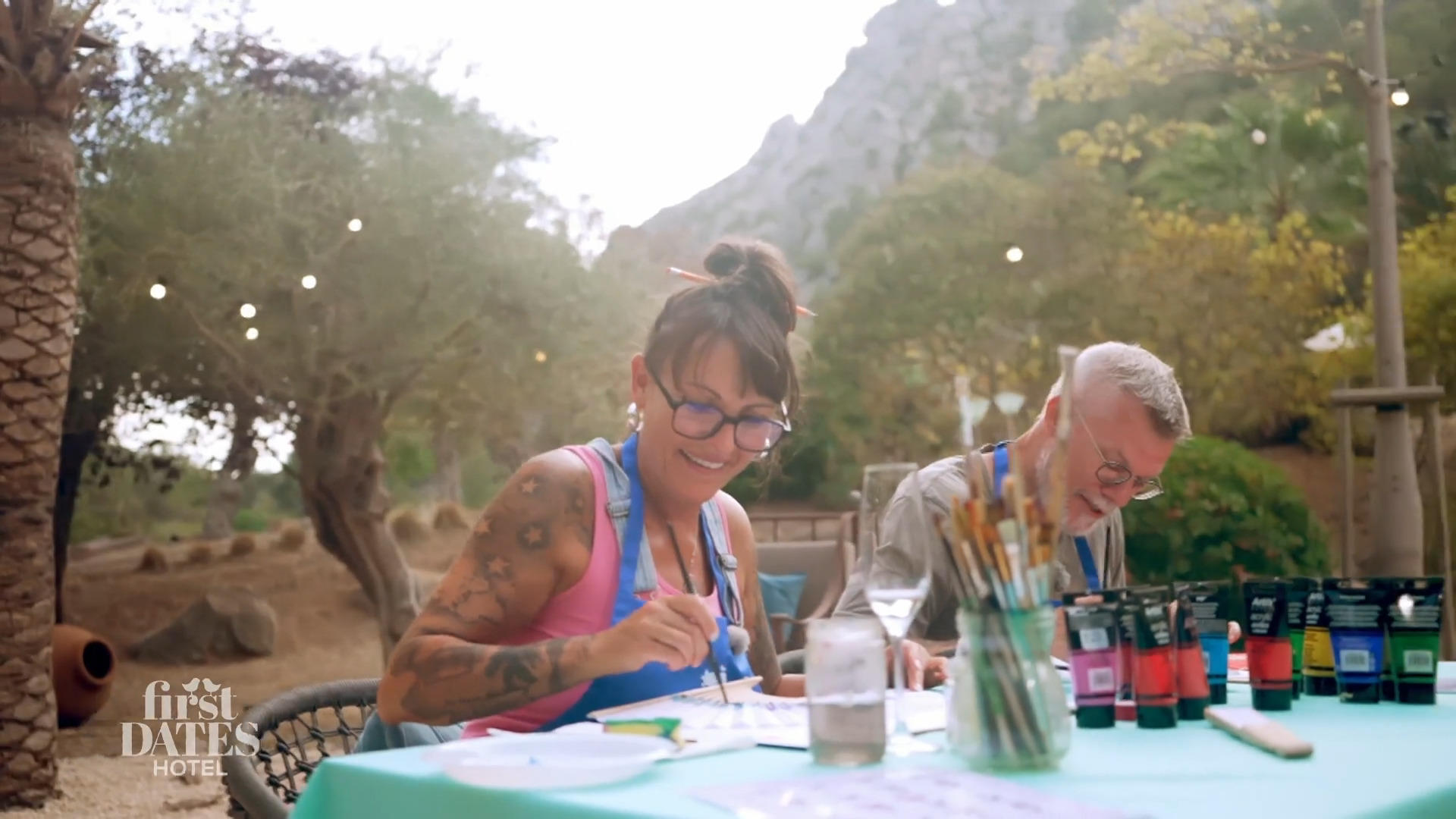 Christine und Stephan nutzen ihr zweites Date gleich für neue Gespräche