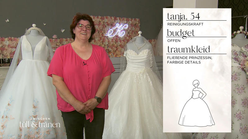 Tanja sucht ein Brautkleid abseits der klassischen Regeln