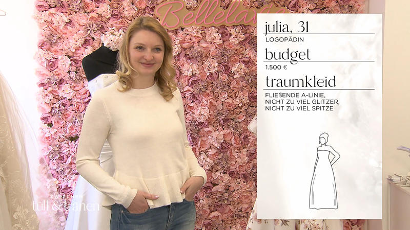 Vier Monate bis zur Hochzeit – findet Julia jetzt ihr Kleid?