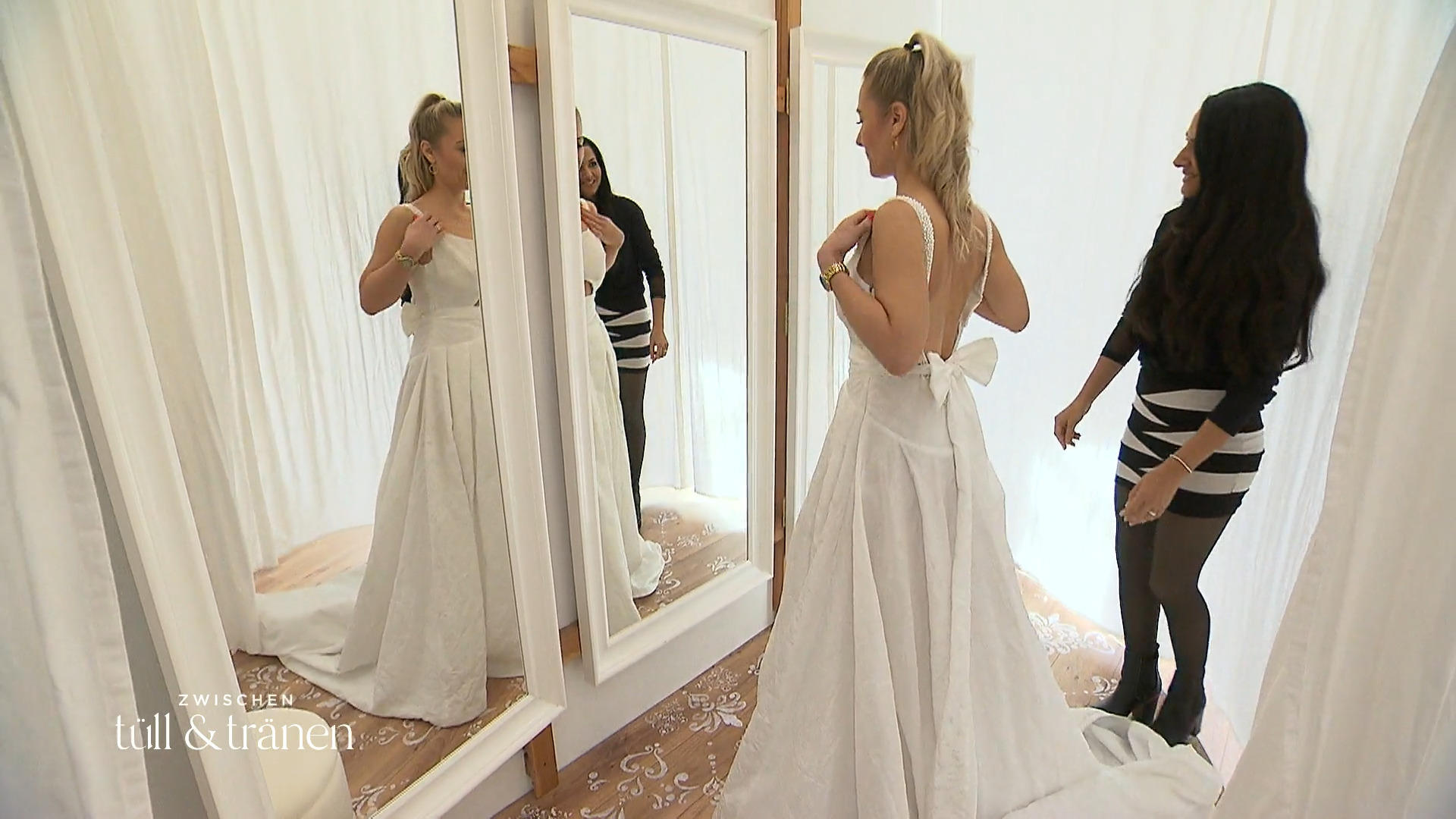 Schlicht, fließend, glitzernd – Anna sucht die perfekte Mischung