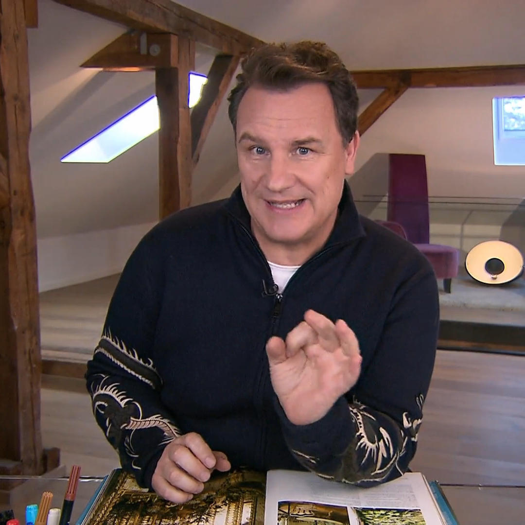 Guido verkündet das dieswöchige Motto: Freude oder Fashion-Panik?