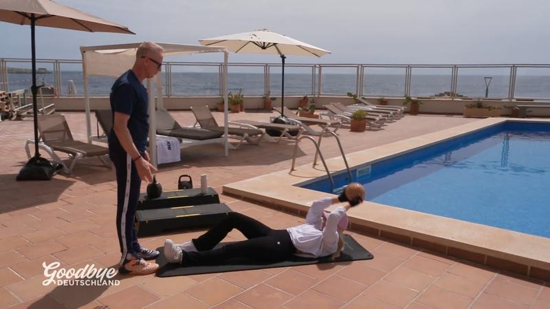 Peggy startet ihr Fitness-Programm für das Ja-Wort